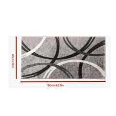 Geometric Patterned Area Rug Soft and Durable Floor Mat for Home Decor
