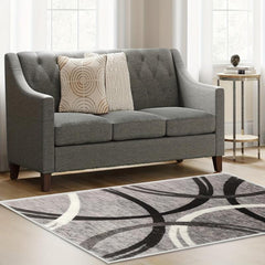 Geometric Patterned Area Rug Soft and Durable Floor Mat for Home Decor