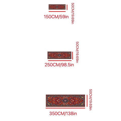 Bohemian Floral Vintage Aisle Carpet Mat