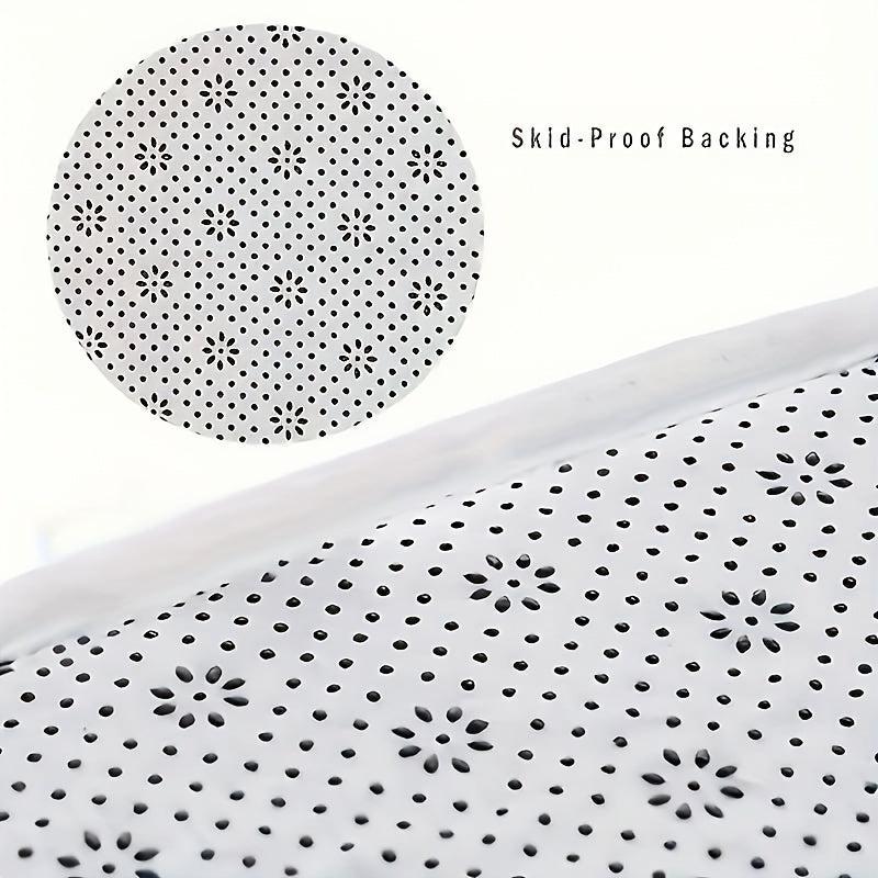 Soft Area Rug Magnetic Tape Print Non Slip Floor Mat