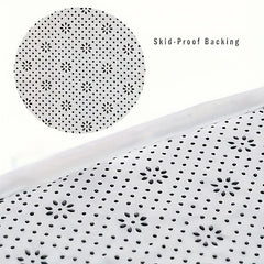 Soft Area Rug Magnetic Tape Print Non Slip Floor Mat