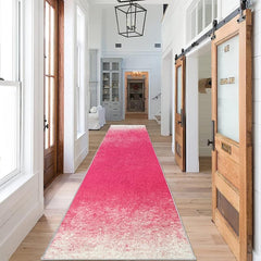 Washable Rug Runners Pink Long Bathroom Runner Rug