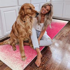 Washable Rug Runners Pink Long Bathroom Runner Rug