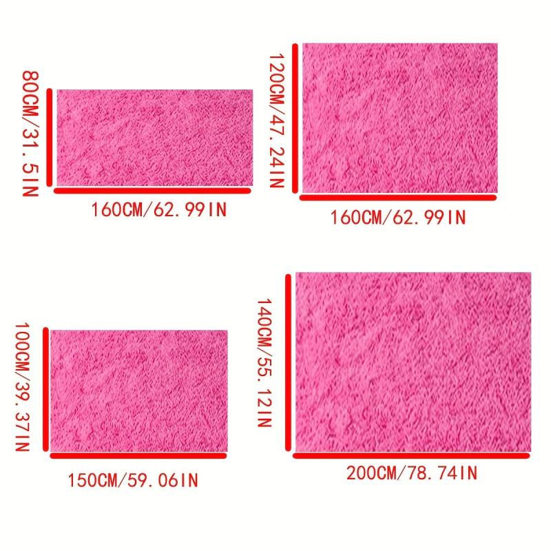 Ultra Soft Red Shaggy Rug for Living Room Bedroom Nursery and Dorm