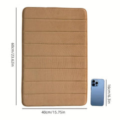 Memory Foam Bath Mat with Non Slip Backing