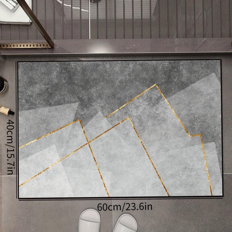 Modern Soft Kitchen Rug Anti Fatigue Absorbent Non Slip Runner Rug