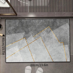 Modern Soft Kitchen Rug Anti Fatigue Absorbent Non Slip Runner Rug