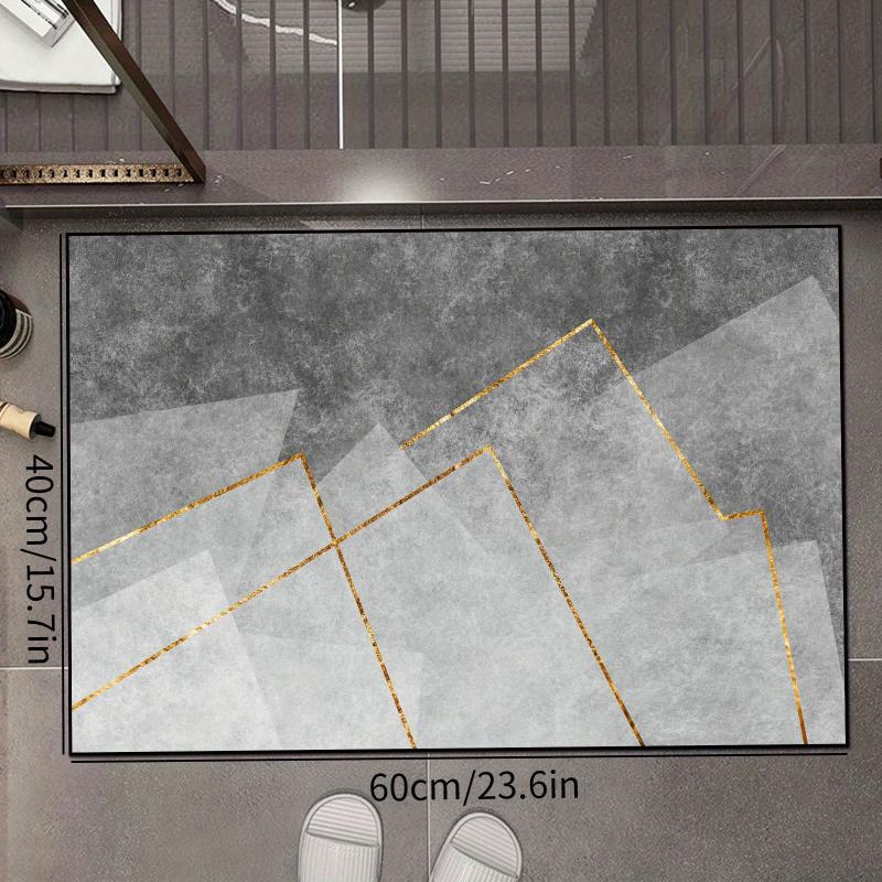 Modern Soft Kitchen Rug Anti Fatigue Absorbent Non Slip Runner Rug