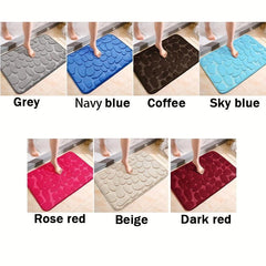 Memory Foam Bath Mat Non Slip Washable Carpet
