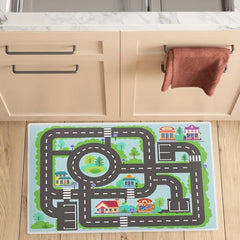 Traffic Route Play Mat Road Map Carpet Living Room Sofa Floor Mats