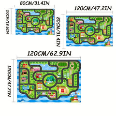 Traffic Route Play Mat Road Map Carpet Living Room Sofa Floor Mats