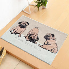 Dog Area Rug Cartoon Animal Door Mat Floor Mat Bedroom Rug Home Decor