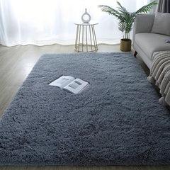 Soft Plush Shag Area Rugs For Living Room Fluffy Shaggy Floor Carpet