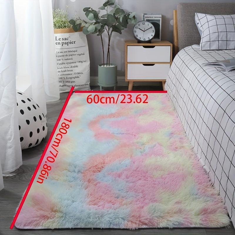 Soft Plush Shaggy Area Rugs Fluffy Floor Carpet Bedroom Living Room