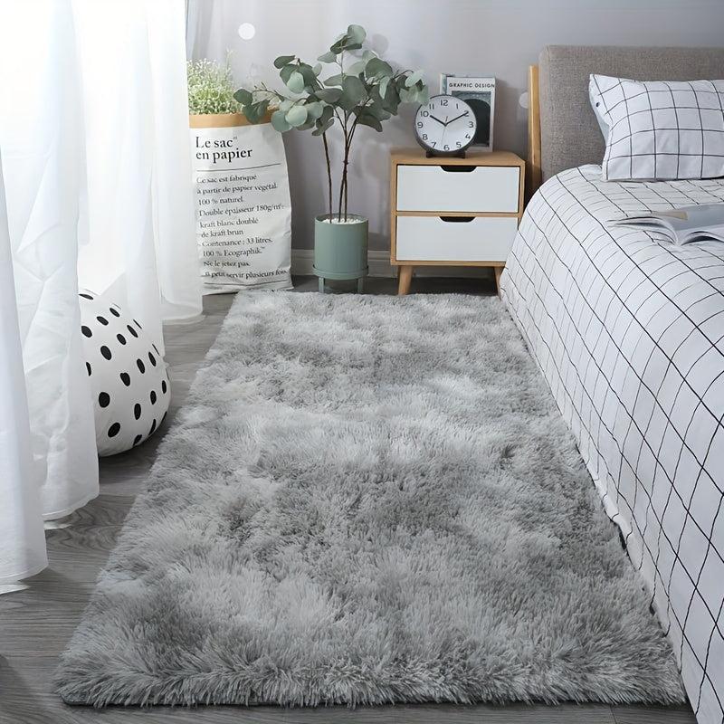 Soft Plush Shaggy Area Rugs Fluffy Floor Carpet Bedroom Living Room
