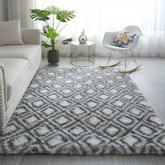 Soft Shaggy Rug Fluffy Carpet 3.93 X 5.25 Feet Area Rugs for Bedroom