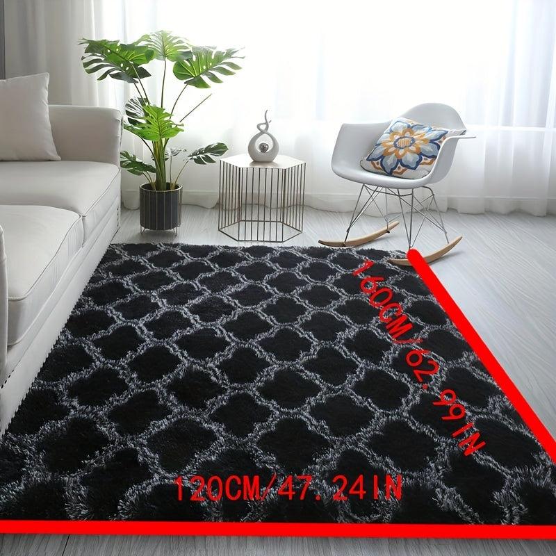 Soft Shaggy Rug Fluffy Carpet 3.93 X 5.25 Feet Area Rugs for Bedroom