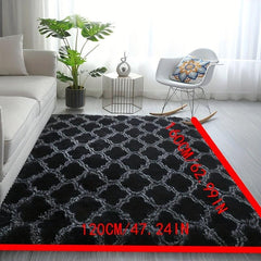 Soft Shaggy Rug Fluffy Carpet 3.93 X 5.25 Feet Area Rugs for Bedroom