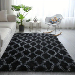 Soft Shaggy Rug Fluffy Carpet 3.93 X 5.25 Feet Area Rugs for Bedroom
