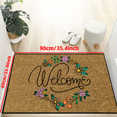 Durable Welcome Doormat Non-slip Front Door Mat Dirt Resistant Indoor Outdoor