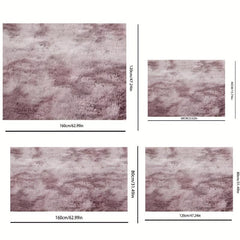 Soft Tie Dyed Plush Fluffy Area Rug for Bedroom Living Room