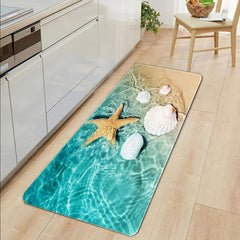 Non Slip Bath Rugs Sponge Foam Flannel Mat Bright 3D Print Rug