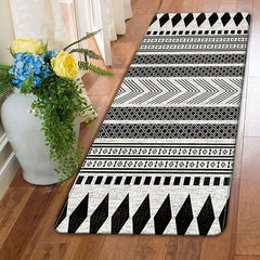 Moroccan Style Soft Floor Mat Runner Non Slip Rug for Home Decor
