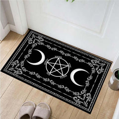 Large Anti Slip Pentagram Moon Carpet for Living Room and Bedroom