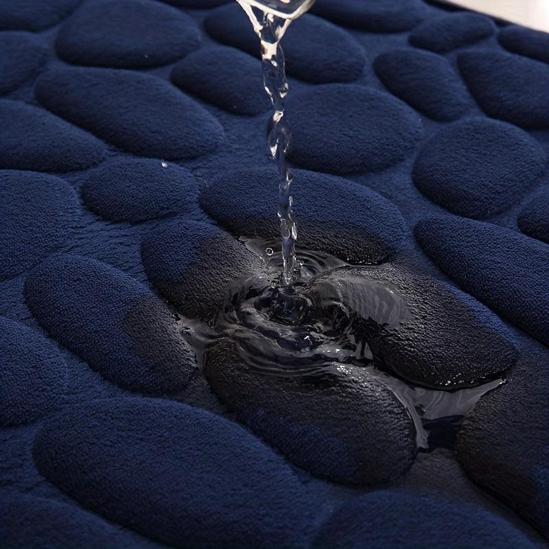 Memory Foam U-shaped Bath Rug Soft Non Slip Quick Dry Bath Mat