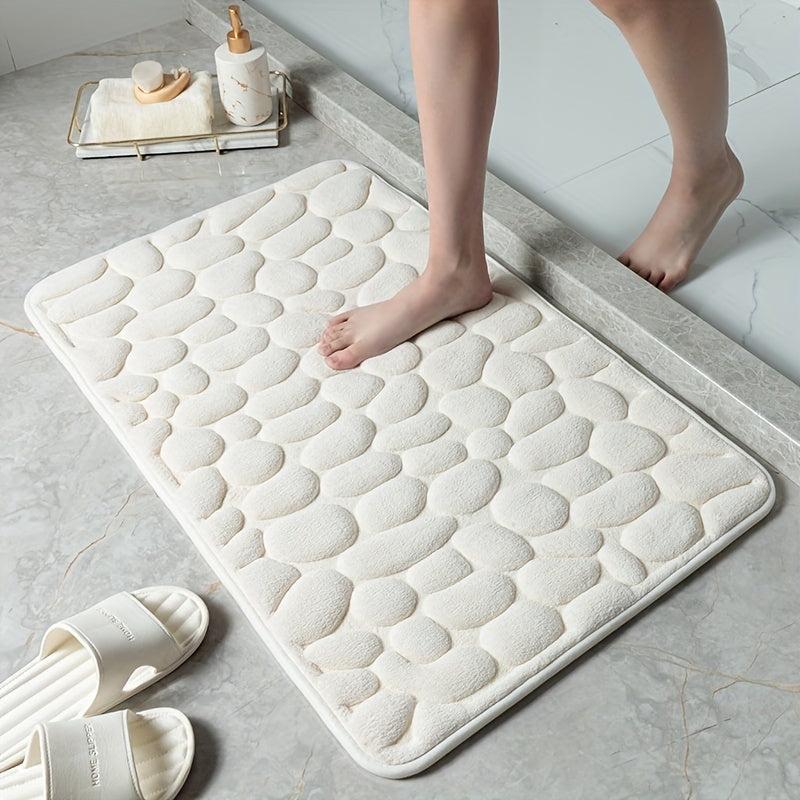 Memory Foam U-shaped Bath Rug Soft Non Slip Quick Dry Bath Mat