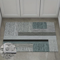 Geometric Abstract Kitchen Floor Mat Soft Non-slip Washable Entrance Doormat