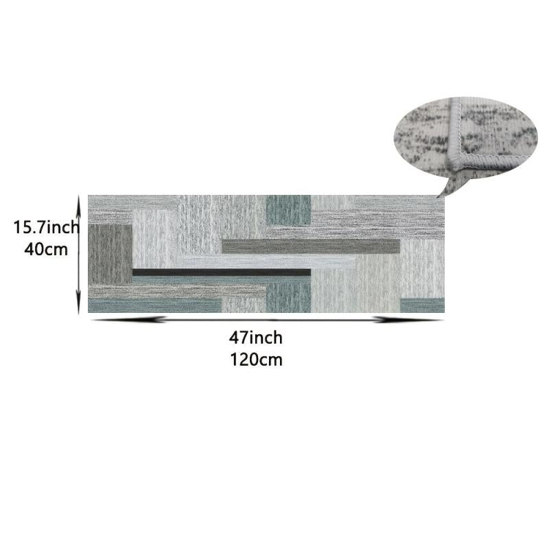 Geometric Abstract Kitchen Floor Mat Soft Non-slip Washable Entrance Doormat
