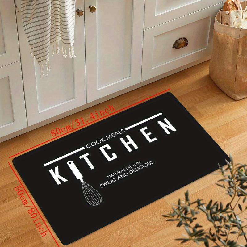 Non Slip Waterproof Kitchen Floor Mat - Machine Washable Entrance Doormat