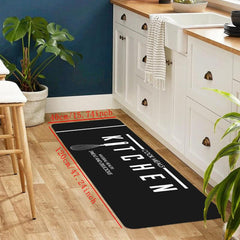 Non Slip Waterproof Kitchen Floor Mat - Machine Washable Entrance Doormat