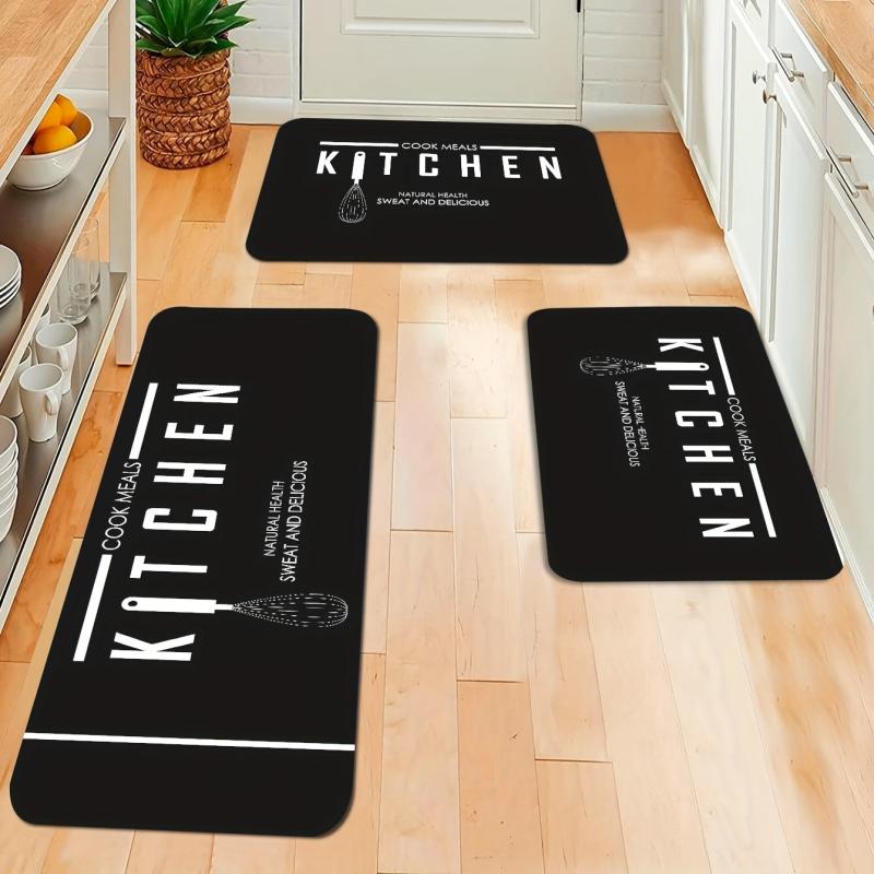 Non Slip Waterproof Kitchen Floor Mat - Machine Washable Entrance Doormat