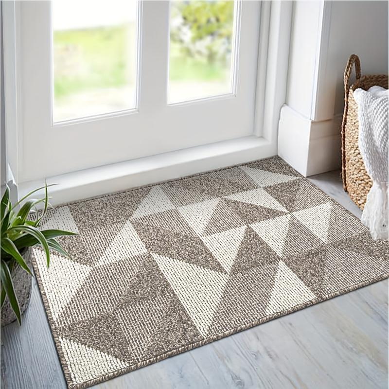 DEXI Geometric Pattern Indoor Door Mat 81x28 Inches