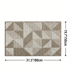 DEXI Geometric Pattern Indoor Door Mat 81x28 Inches