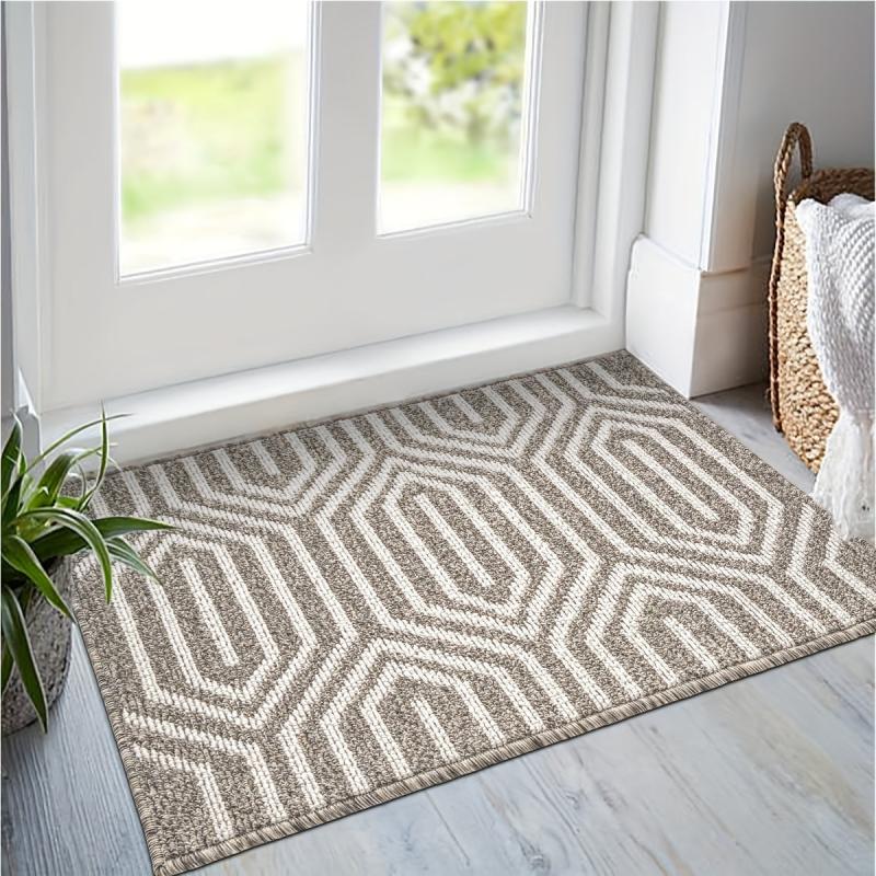 DEXI Geometric Pattern Indoor Door Mat 81x28 Inches
