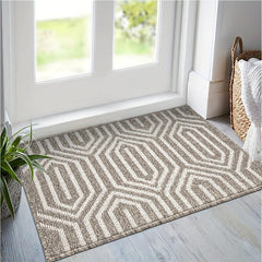 DEXI Geometric Pattern Indoor Door Mat 81x28 Inches