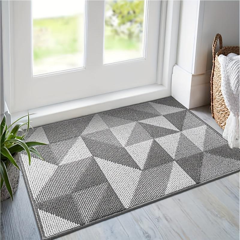 DEXI Geometric Pattern Indoor Door Mat 81x28 Inches
