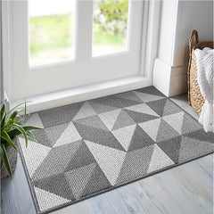 DEXI Geometric Pattern Indoor Door Mat 81x28 Inches