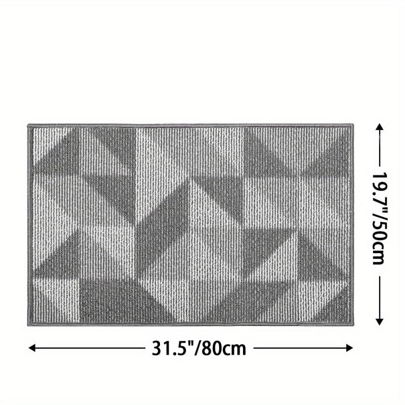 DEXI Geometric Pattern Indoor Door Mat 81x28 Inches
