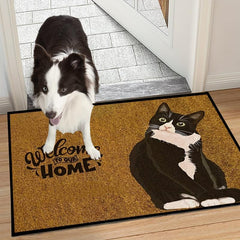 Cat Entrance Doormat Low Pile Dirt Resistant Floor Mat Stain And Fade Resistant