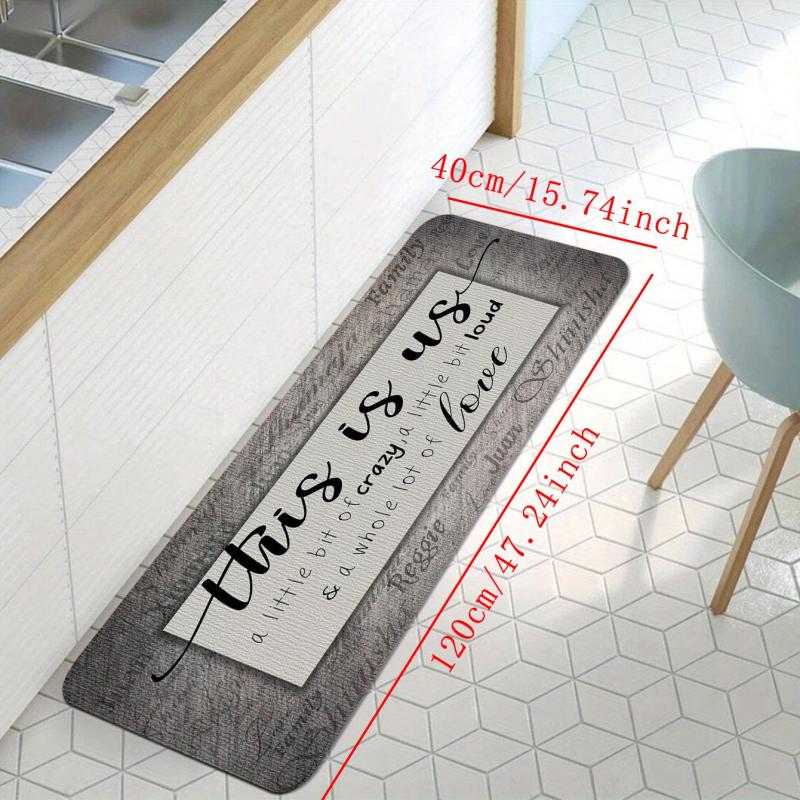 Soft Anti Fatigue Kitchen Mat Non-Slip Entrance Doormat