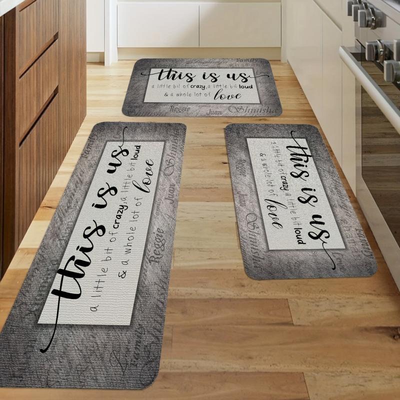Soft Anti Fatigue Kitchen Mat Non-Slip Entrance Doormat