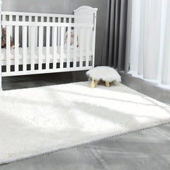 Soft Fluffy Shaggy Area Rug for Bedroom Tie Dyed Living Room Carpet