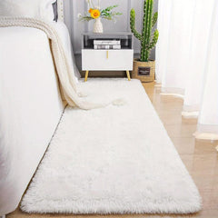 Soft Fluffy Shaggy Area Rug for Bedroom Tie Dyed Living Room Carpet