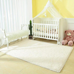 Soft Fluffy Shaggy Area Rug for Bedroom Tie Dyed Living Room Carpet