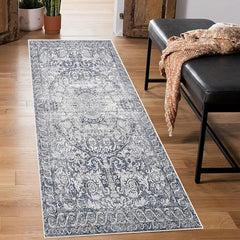 Vintage Boho Runner Rug Soft Crystal Velvet