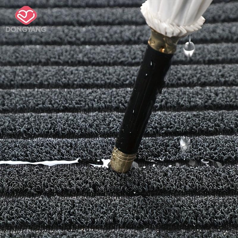 All Season Weather Max Doormat Striped Floor Mat Stain Fade Resistant Low Profil